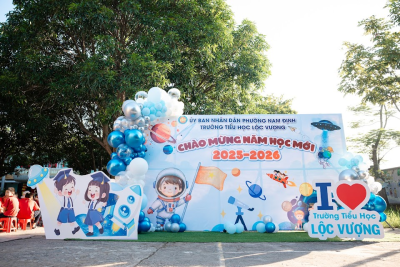 Trường Tiểu học Lộc Vượng tưng bừng khai giảng năm học mới 2025-2026