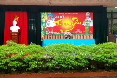 TRƯỜNG TIỂU HỌC LỘC VƯỢNG RỘN RÀNG ĐÓN TẾT TRUNG THU NĂM 2021