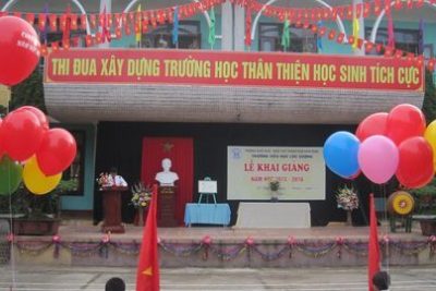 Trường Tiểu học Lộc Vượng đón chào năm học mới