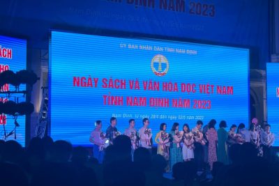 Cô trò trường Tiểu học Lộc Vượng sôi nổi hưởng ứng chào mừng ngày sách và văn hóa đọc Việt Nam 21/4